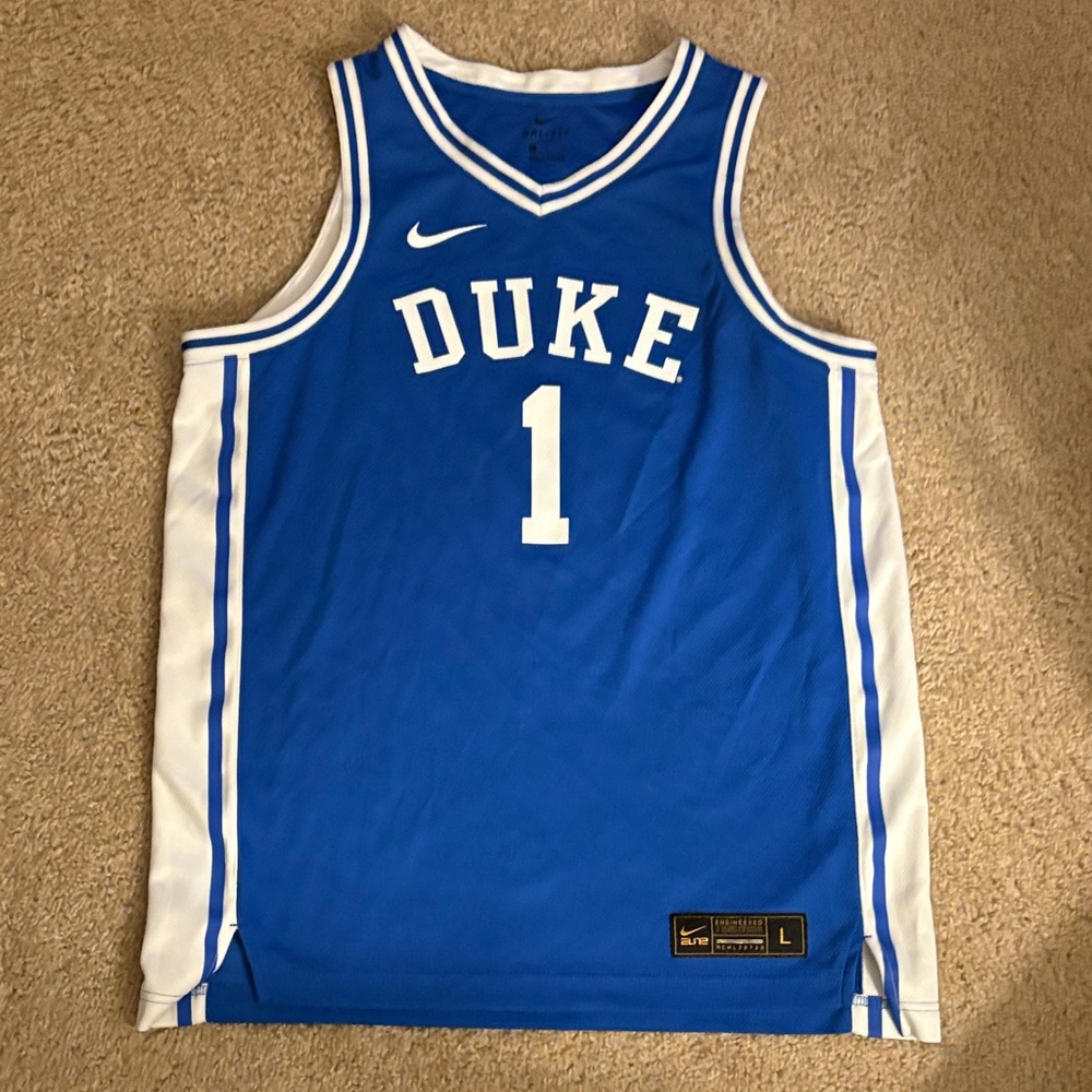 Nike Duke Blue Basketball Jersey